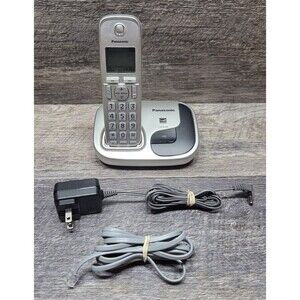Panasonic KX-TGD210N Cordless Phone With Charging Base And Power Supply